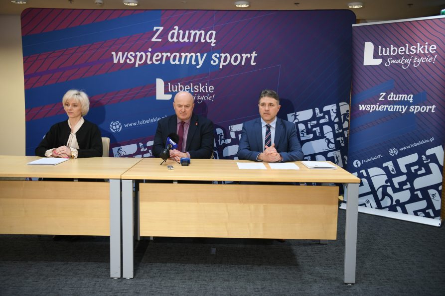 Konferencja w sprawie ogłoszenia programu pilotażowego LUBELSKIE TEAM SPORT