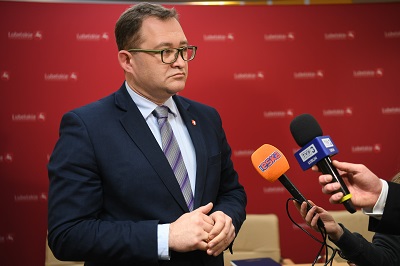 Członek Zarządu Województwa Lubelskiego Bartłomiej Bałaban