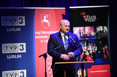 Marszałek WL w trakcie otwarcia Reinhardt