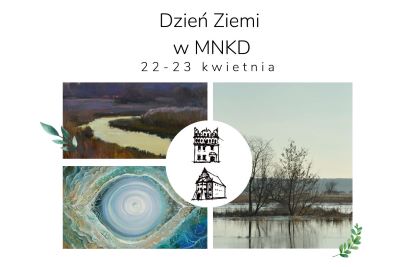 plakat promujący Dzień Ziemi w muzeum