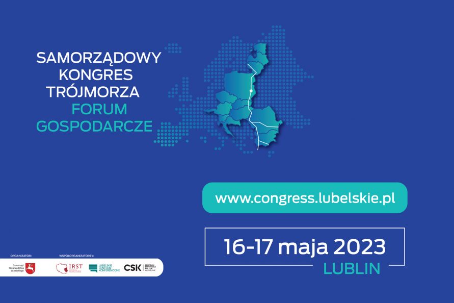 Logotyp wydarzenia Kongres Trójmorza 2023