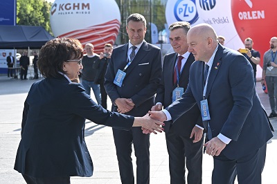 Jarosław Stawiarski marszałek WL wita Elżbietę Witek Marszałek Sejmu RP