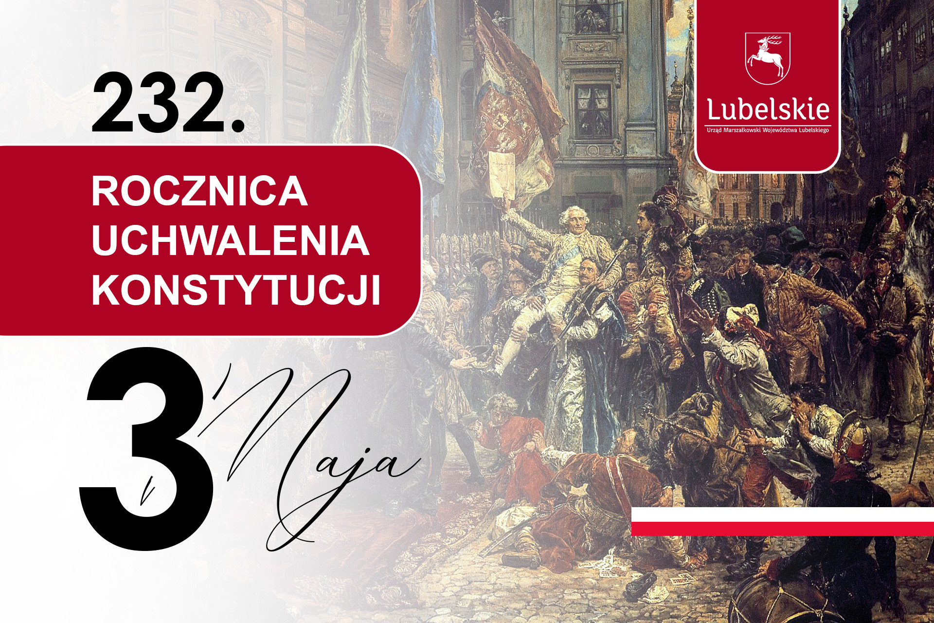 Grafika do wydarzenia Rocznica uchwalenia Konstytucji 3 Maja