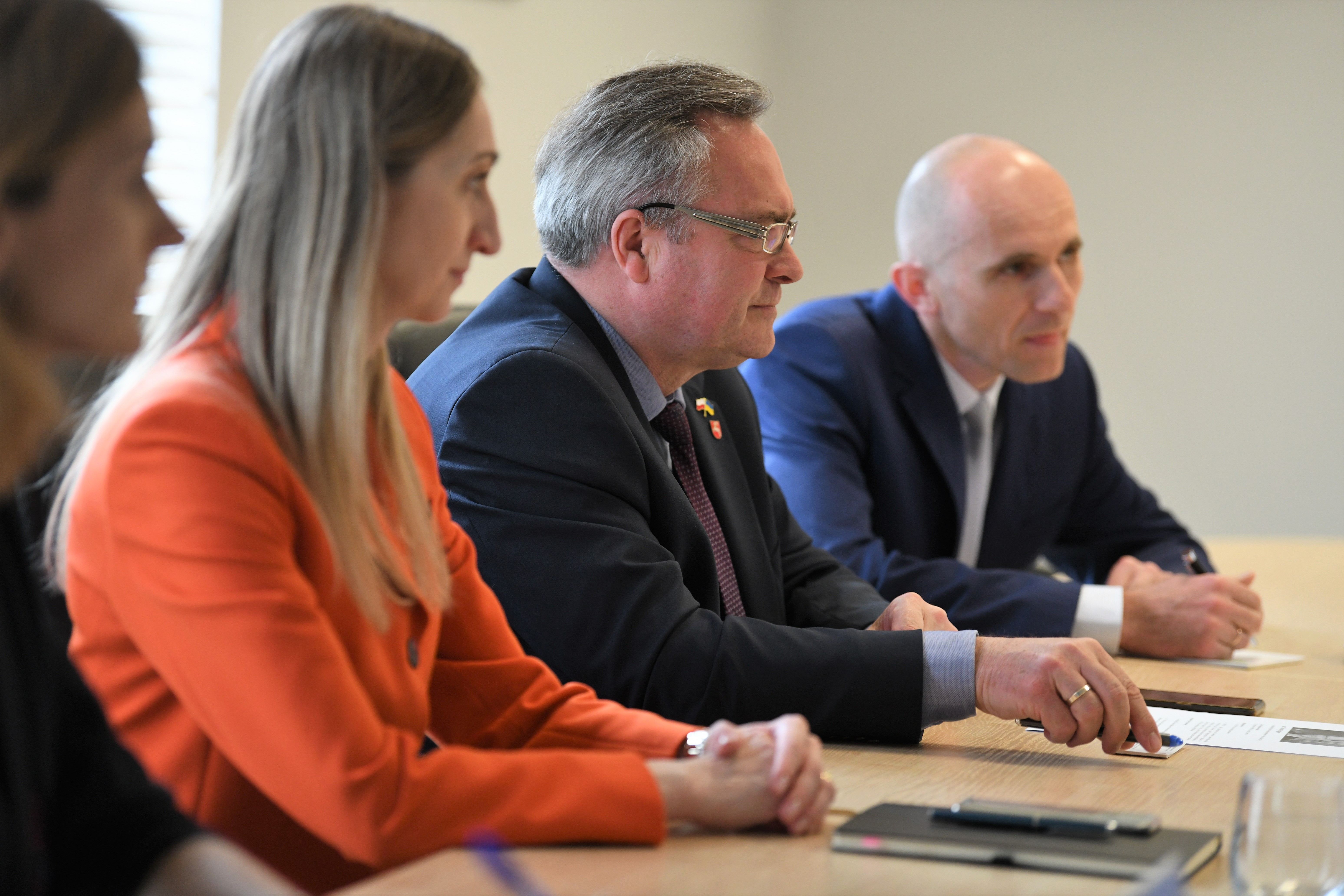 Zbigniew Wojciechowski podczas spotkania z ambasadorem