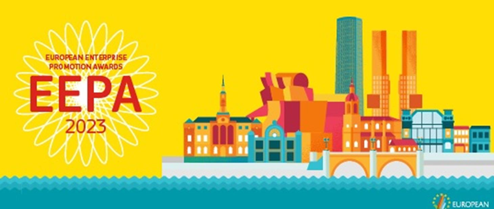 Grafika do konkursu Europejskie Nagrody Promocji Przedsiębiorczości 2023