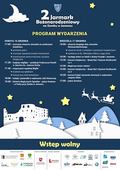 plakat jarmark w janowcu wszystkie informacje na temat wydarzenia znajdują się w tekście