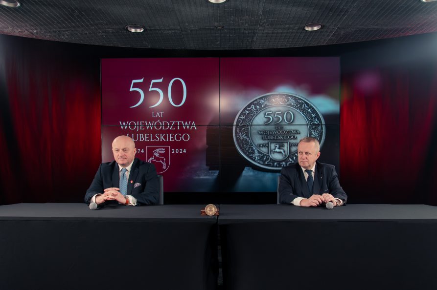 Jarosław Stawiarski i Mieczysław Ryba podczas konferencji