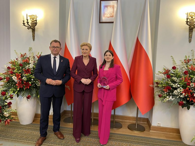 Bartłomiej Bałąban, Agata konrhauser Duda i młoda skrzypaczka Zuzanna Budzyńska