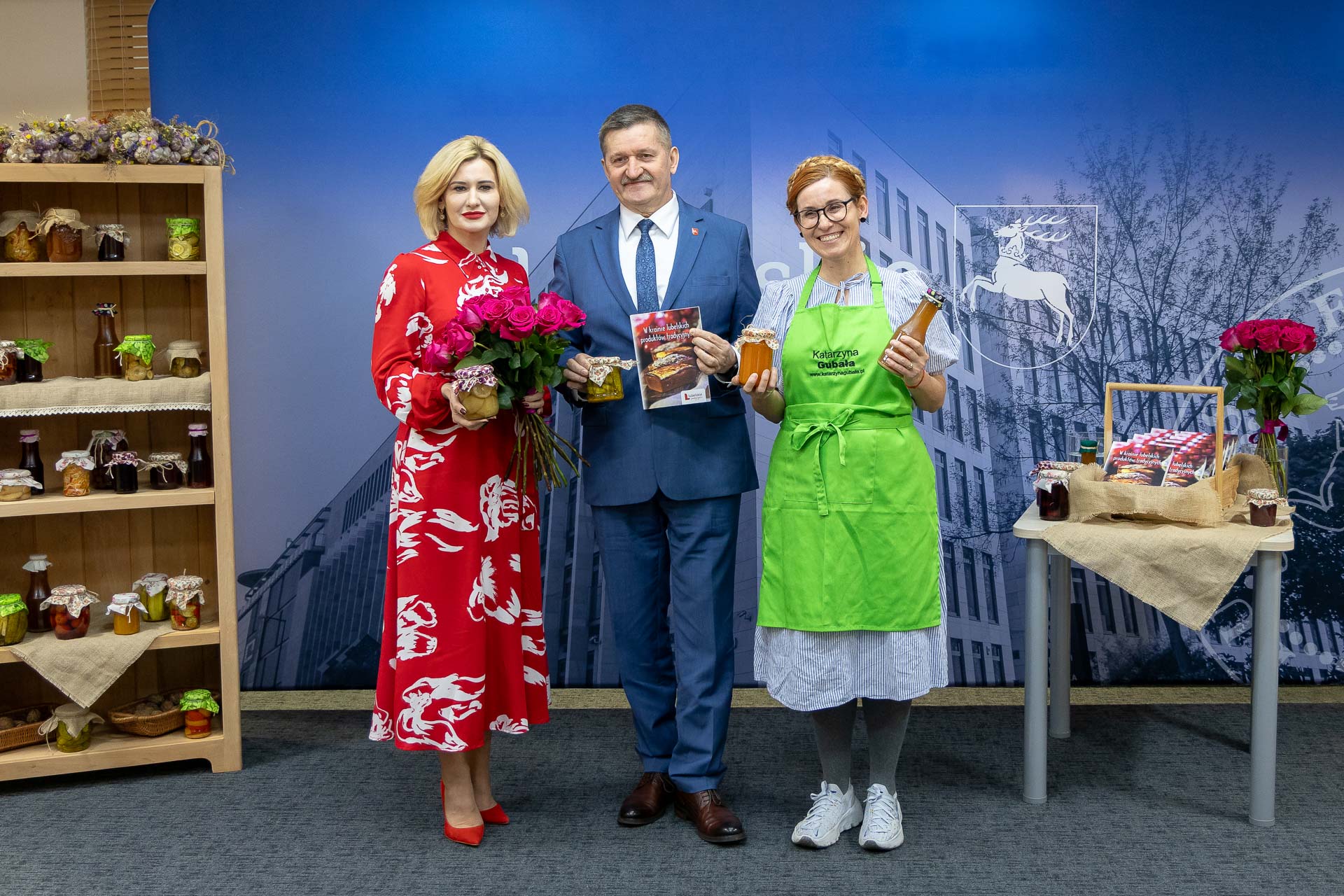 Ewa Szałachwiej, Zdzisław Szwed i Katarzyna Gurbacka