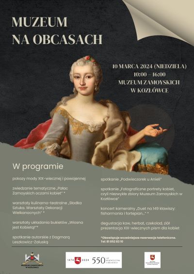 plakat wydarzenia Muzeum na obcasach