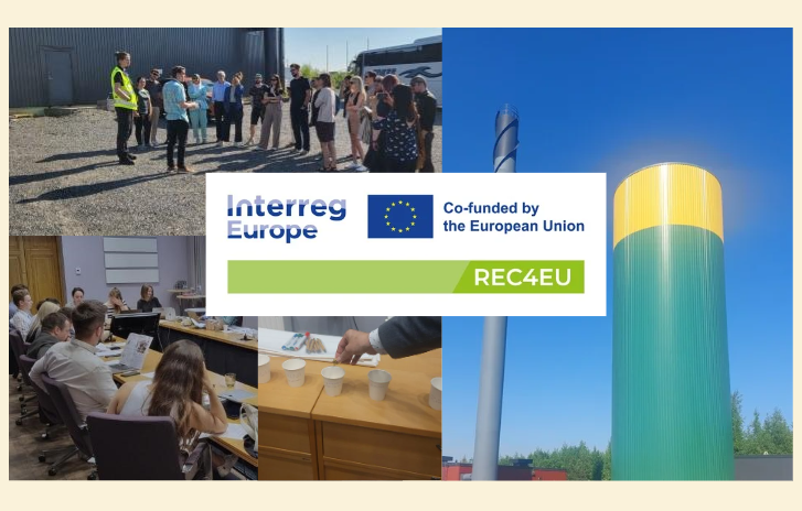 Zdjęcia z III spotkania partnerów REC4EU, w tym regionu lubelskiego oraz logo Programu