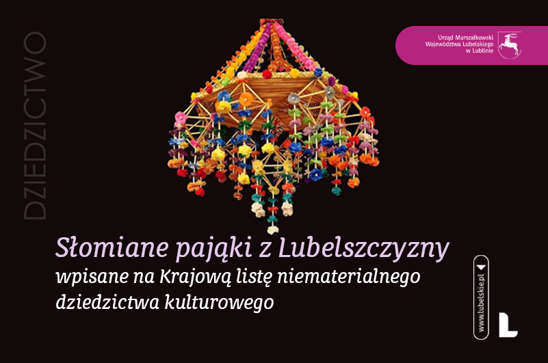 Ozdoba tzw. słomiany pająk