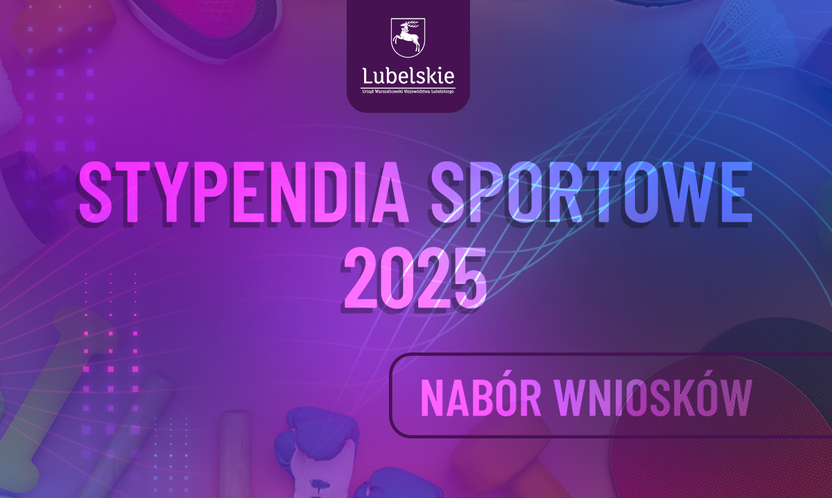 Napis Stypendia sportowe 2025