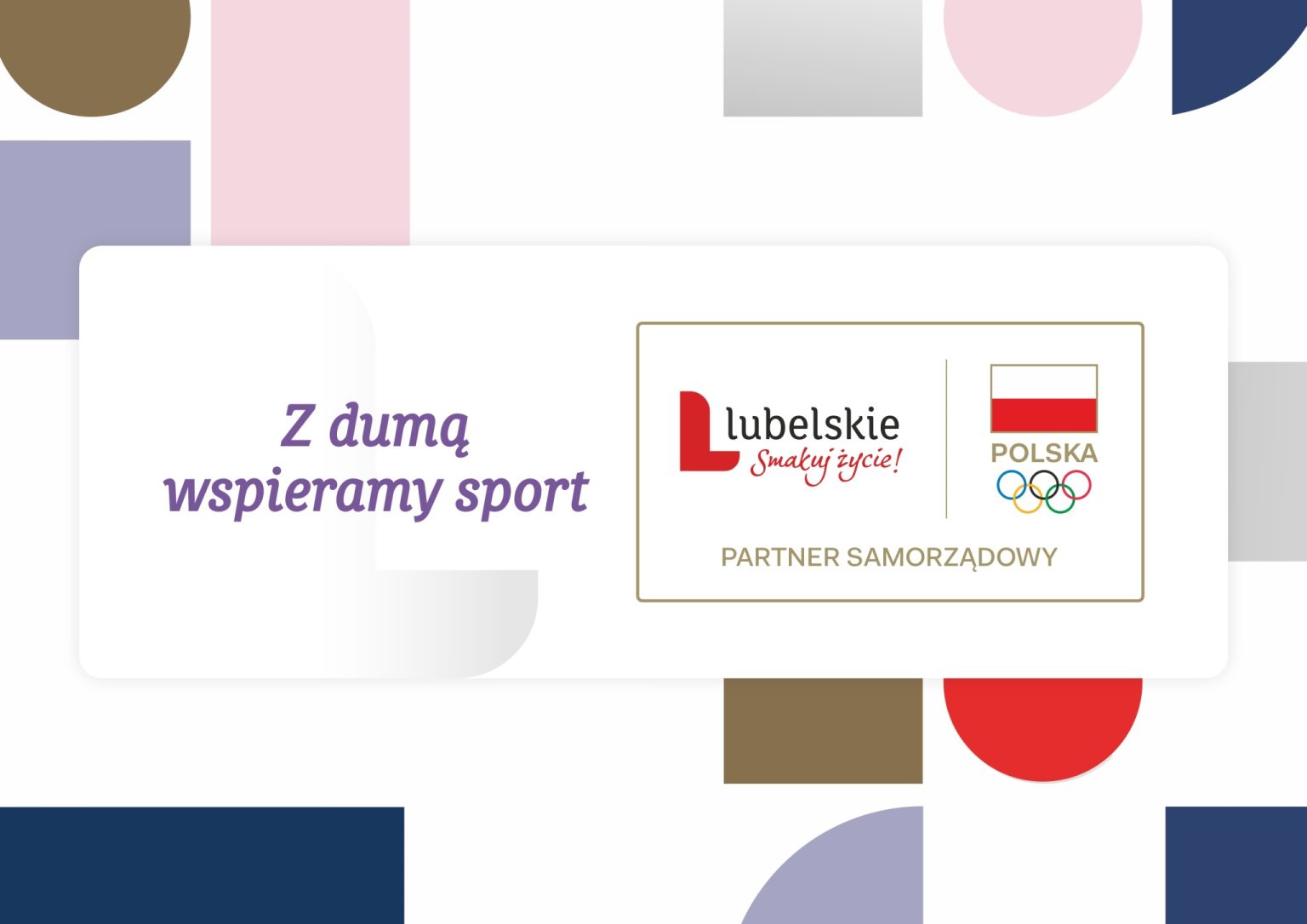 Logotypy PKOl i programu Z dumą wspieramy sport