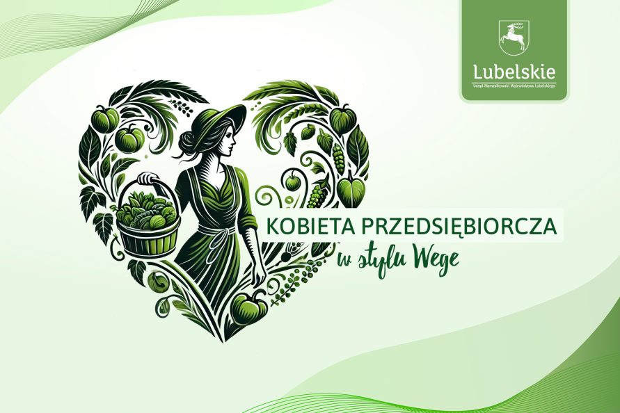 Grafika do wydarzenia Kobieta Przedsiębiorcza w stylu wege