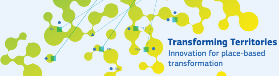 na zdjęciu znajduje się grafika programu Trasnforming territories