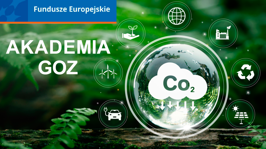 obrazek przedstawia napis Akademia GOZ na zielonym tle.