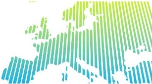 Zarys mapy Europy Środkowej