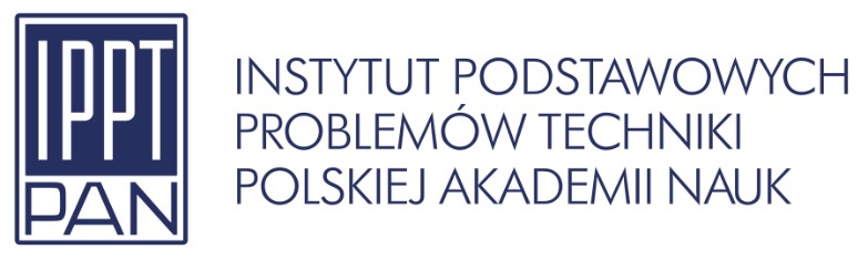 Grafika przedstawia logo Instytutu Podstawowych Problemów Techniki Polskiej Akademii Nauk
