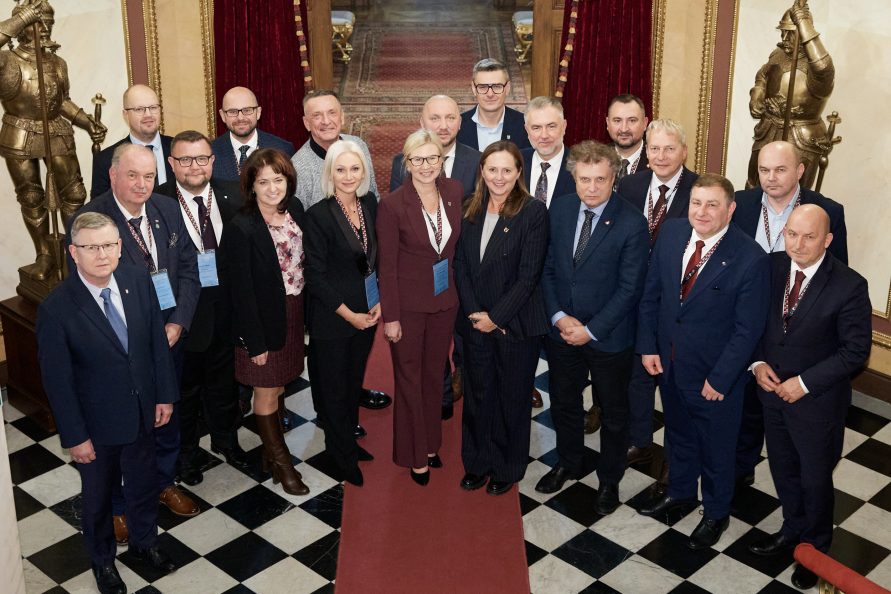 Uczestnicy Konwentu Marszałków w woj. łódzkim