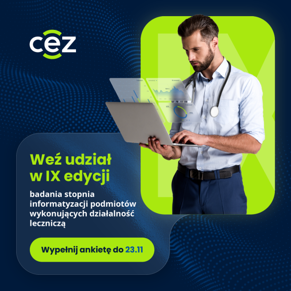 grafika do wydarzenie: IX edycja - Badanie stopnia informatyzacji podmiotów wykonujących działalność leczniczą