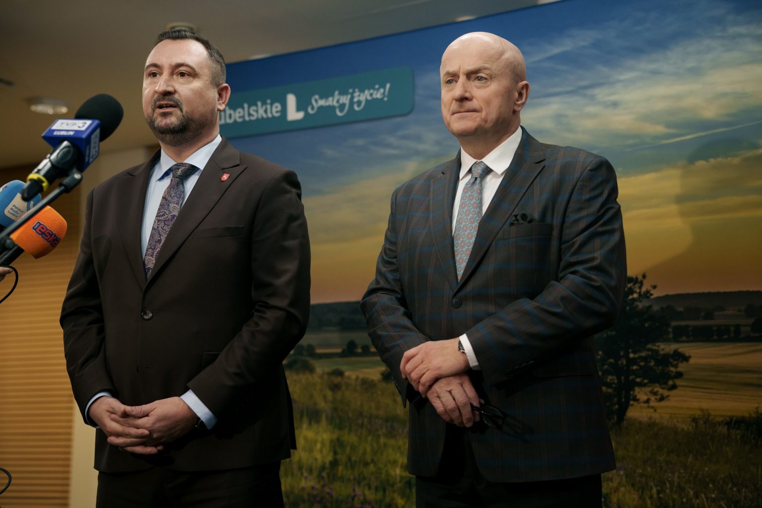 Wicemarszałek Marek Wojciechowski, marszałek Jarosław Stawiarski