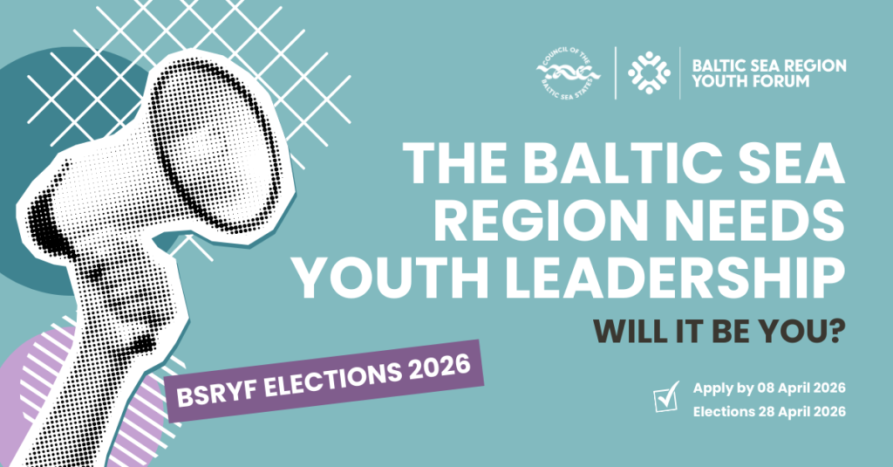 Plakat informacyjny o forum młodzieży