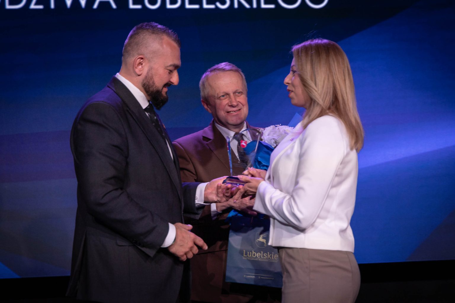 od lewej: Jarosław Mwasek, Mieczysław Ryba, Magdalena Filipek Sobczak