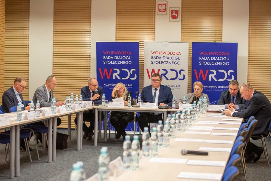 członkowie WRDS podczas posiedzenia