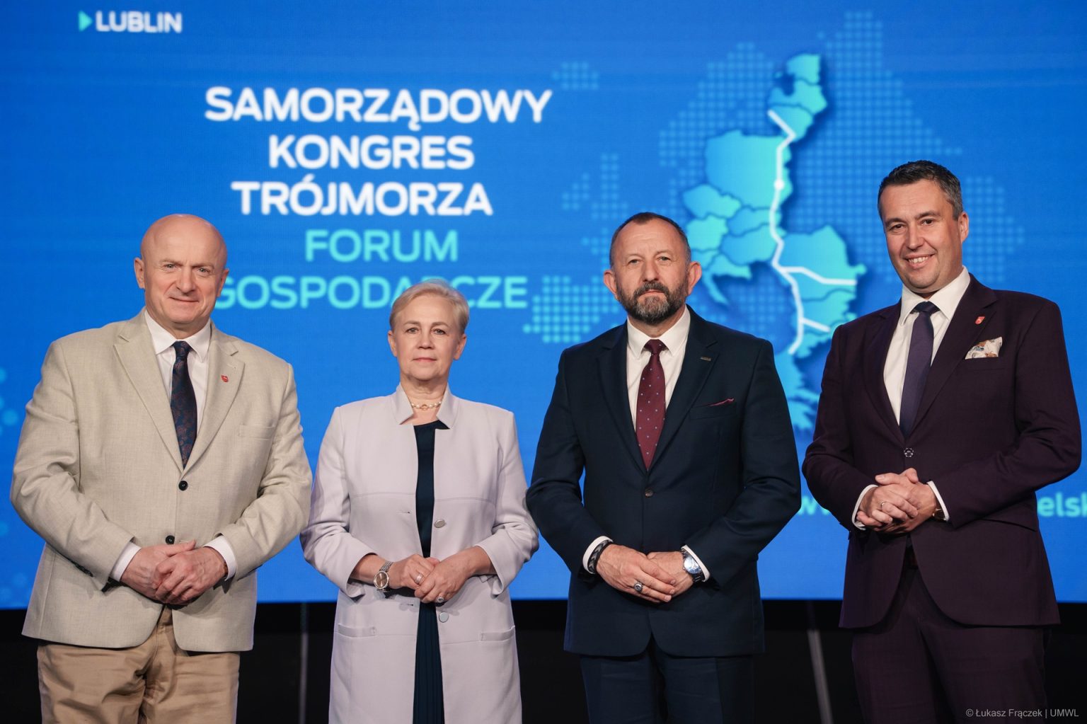 Od lewej: Jarosław Stawiarski, Beata Daszyńska Muzyczka, Jarosław Gromadziński, Marcin Szewczak