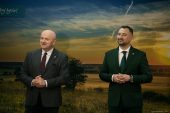 Jarosław Stawiarski marszałek województwa lubelskiego i Marek Wojciechowski wicemarszałek województwa lubelskiego