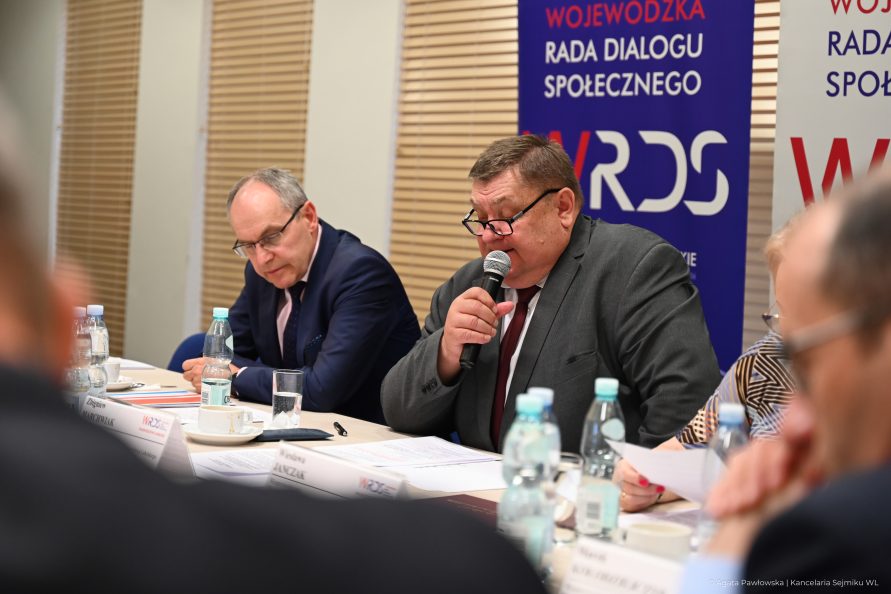 Członkowie Wojewódzkiej Rady Dialogu Społecznego Województwa Lubelskiego