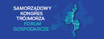 Grafika przedstawia logo oraz tytuł kongresu trójmorza