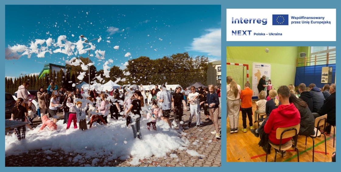 Piana party i pokaz pierwszej pomocy w ramach obchodów dnia dziecka z Interreg