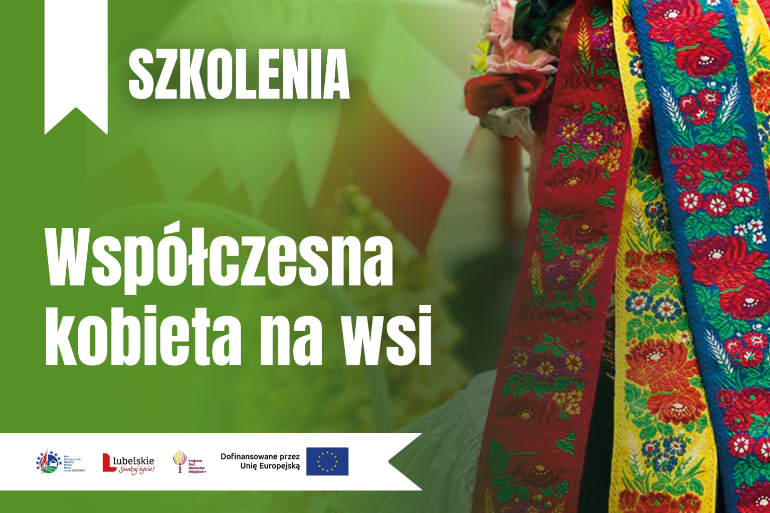 Grafika do szkolenia Współczesna kobieta na wsi