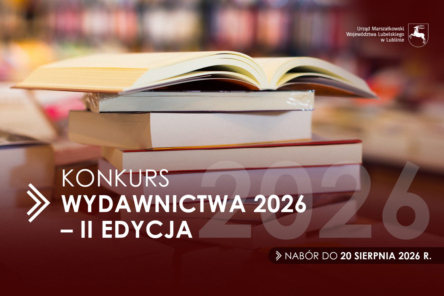 Grafika do wydarzenia: „Konkurs-Wydawnictwa 2026 – II edycja” - otwarty konkurs ofert.