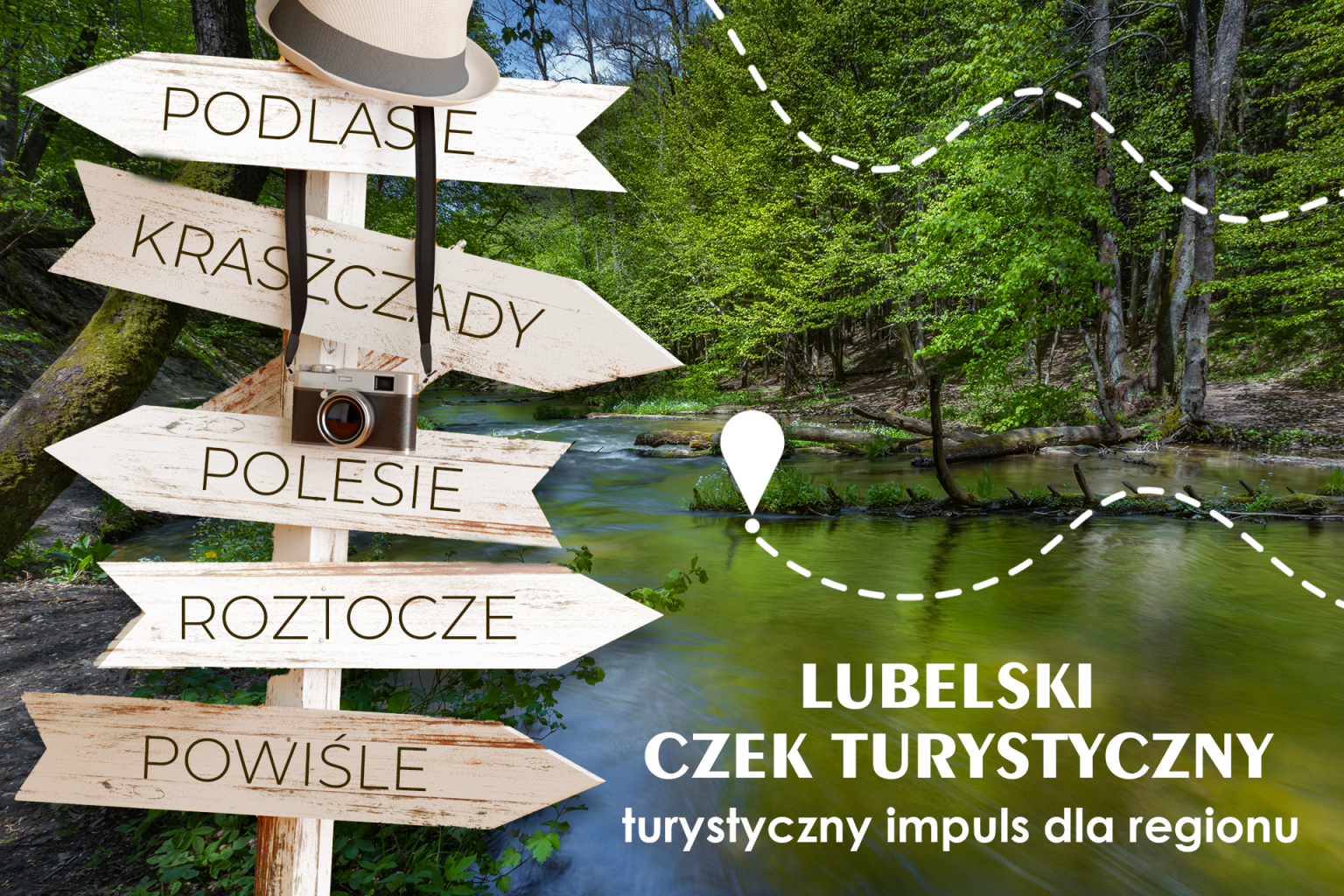 Grafika do projektu "Lubelski Czek Turystyczny".