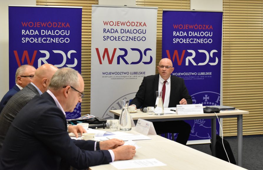 Przewodniczący SZR ds. Rynku Pracy, Zatrudnienia, Wynagrodzeń i Świadczeń Socjalnych Wojewódzkiej Rady Dialogu Społecznego Województwa Lubelskiego