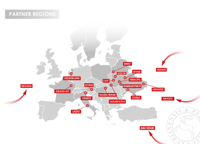 Mapa regionów.