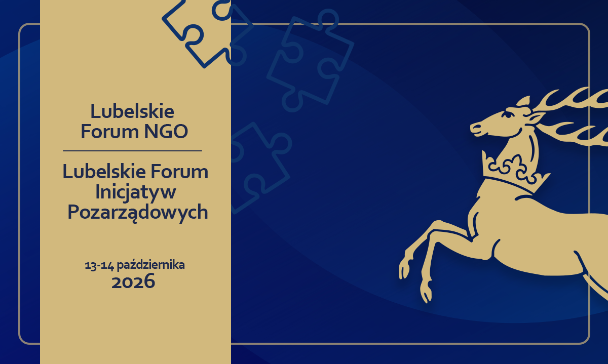 Grafika do wydarzenia Lubelskie Forum Inicjatyw Pozarządowych 2026.